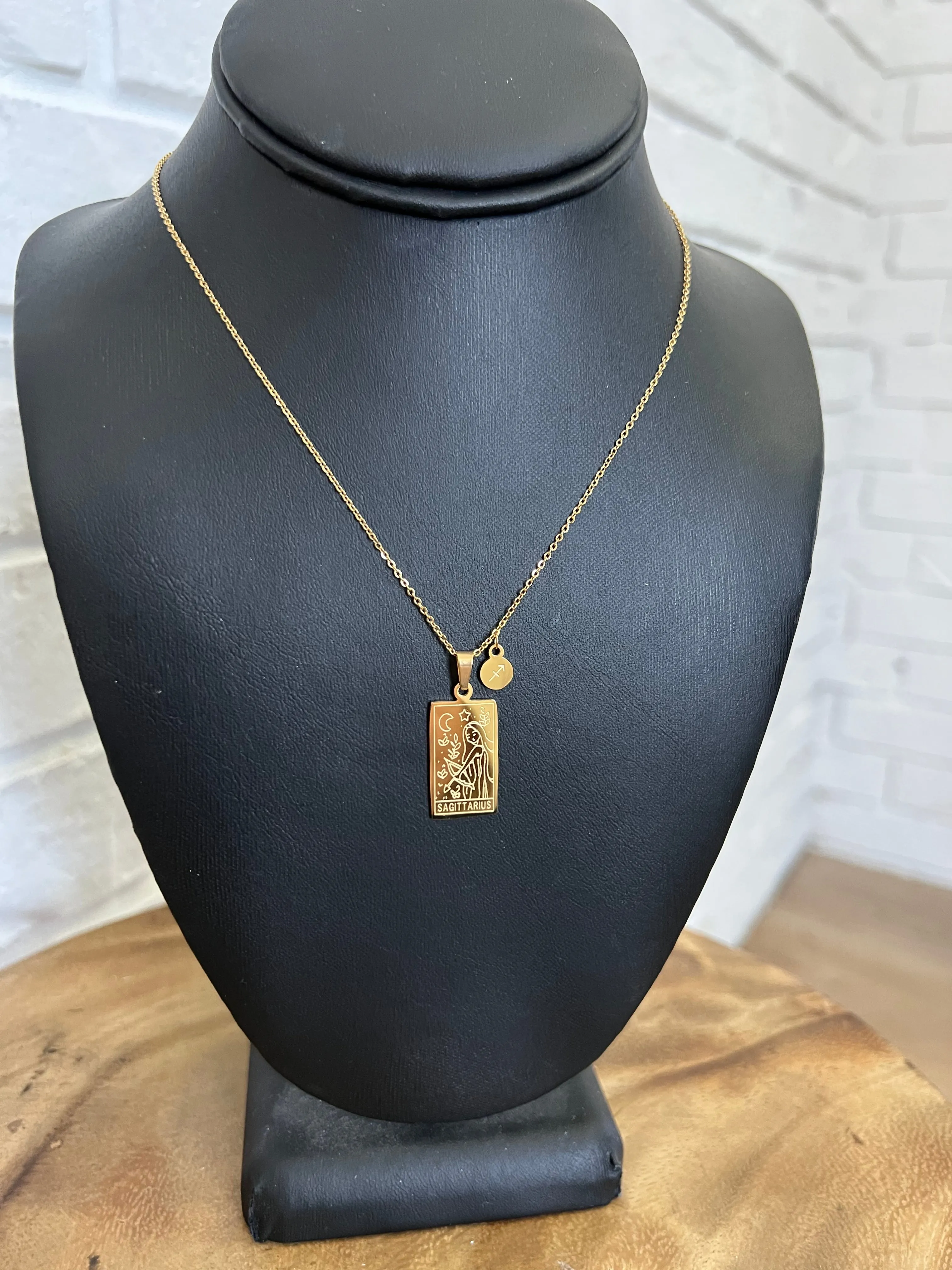 18K Sagittarius Necklace sold by Maude product image thumbnail 2