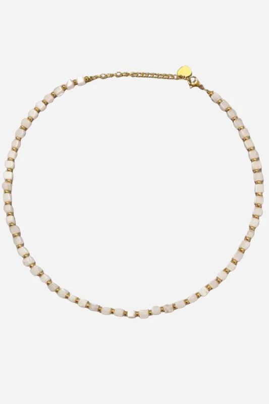 18K Lyla Beaded Necklace sold by Maude