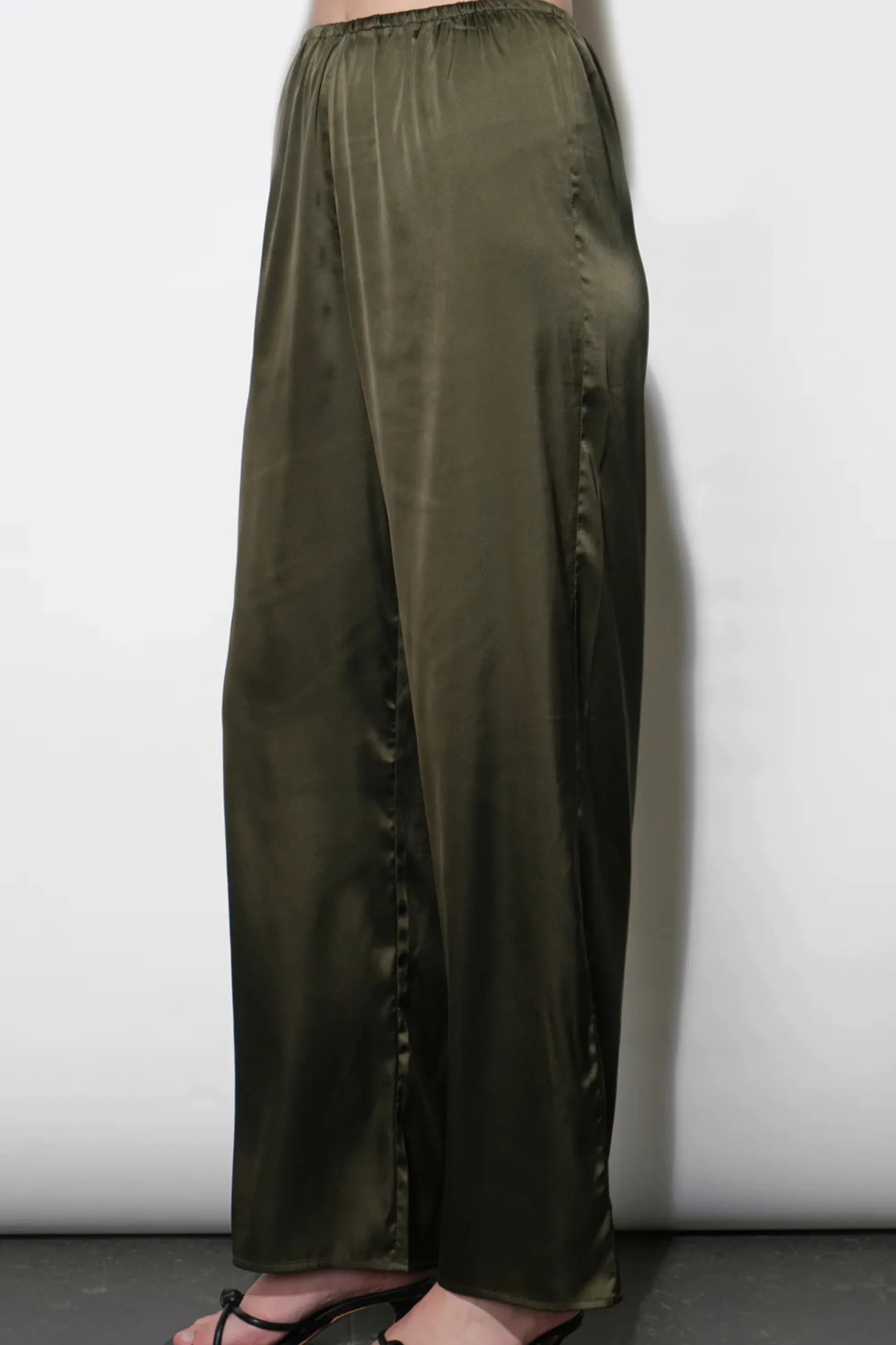 Fiona Wide Leg Pants - Olive sold by Maude product image thumbnail 3