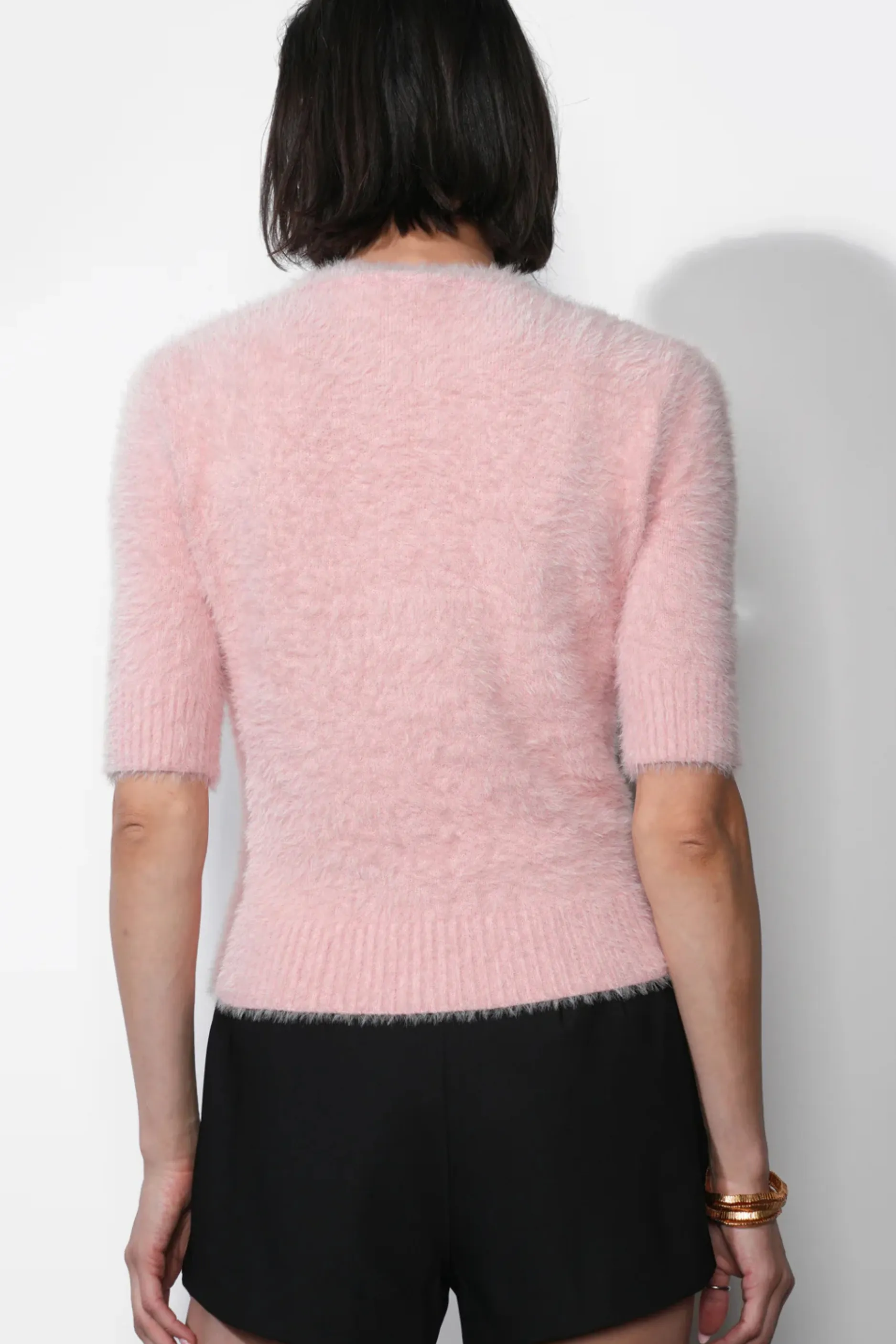 Odette Fuzzy Knit Top - Pink sold by Maude product image thumbnail 5