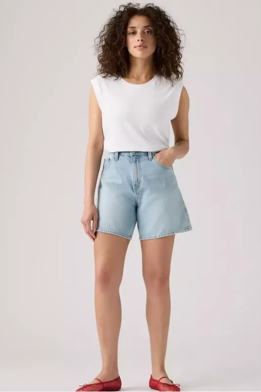 Levi's High Baggy Shorts - Far And Wide sold by Maude