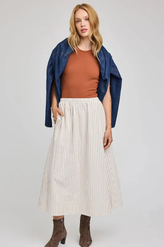 Wilhelmina Midi Skirt made by Gentle Fawn