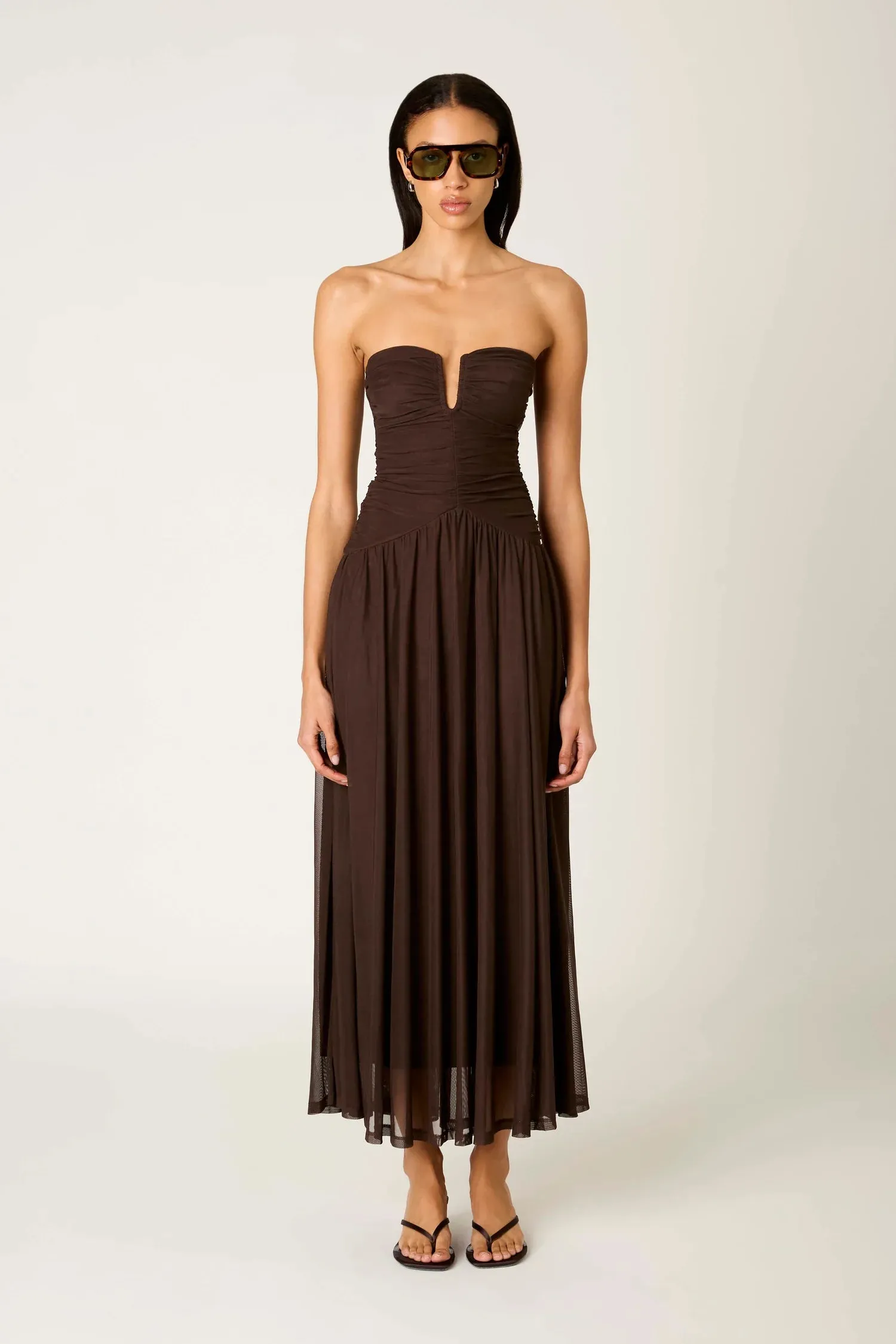 Beverly Dress - Espresso sold by Maude product image thumbnail 2