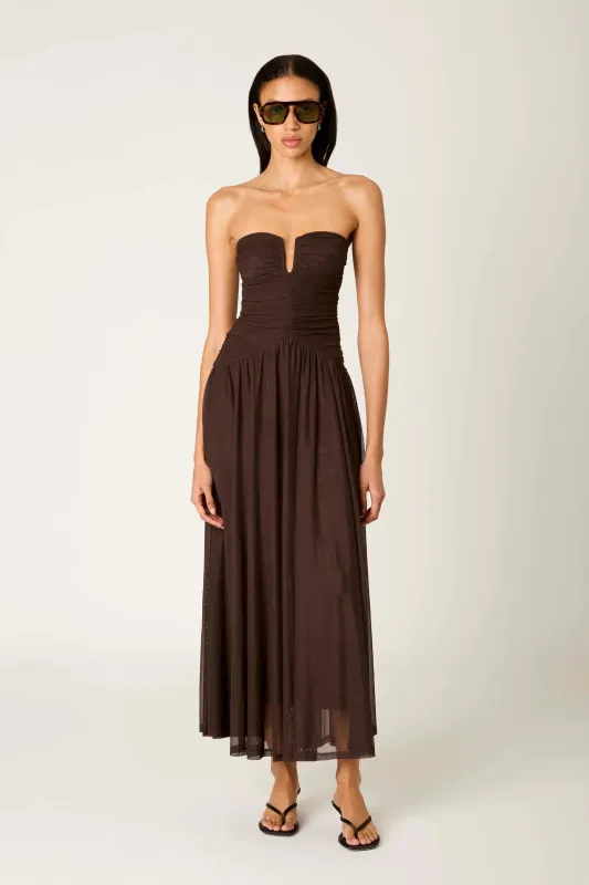 Beverly Dress - Espresso made by Nia