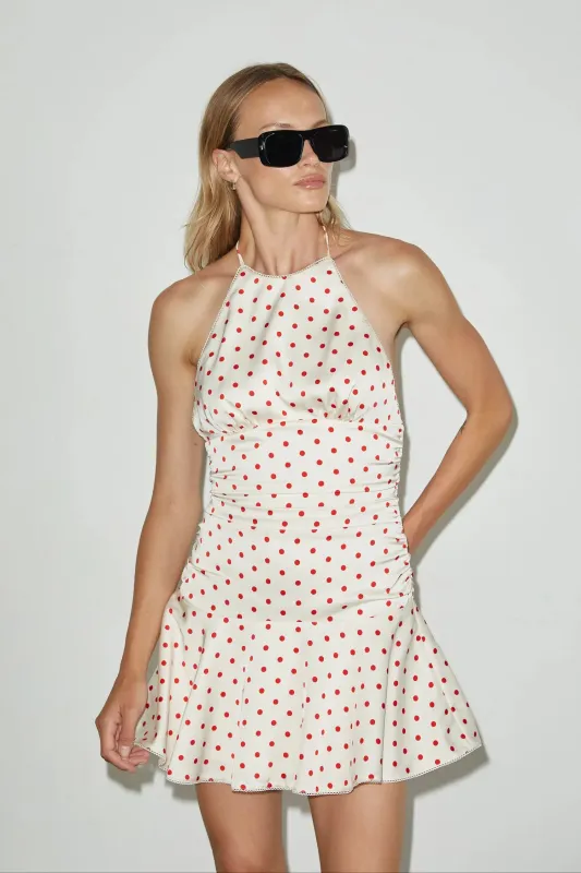 Pico Mini Dress - Ivory made by Nia