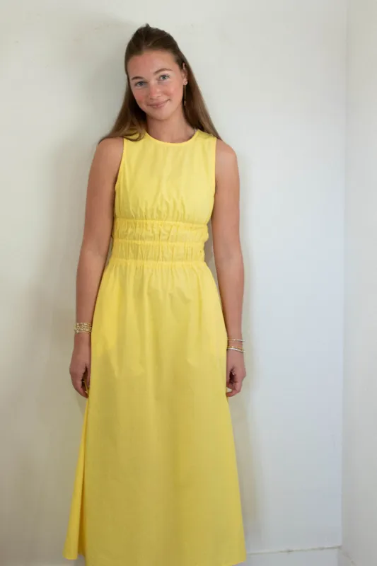 Turchi Midi Dress - Yellow sold by Maude