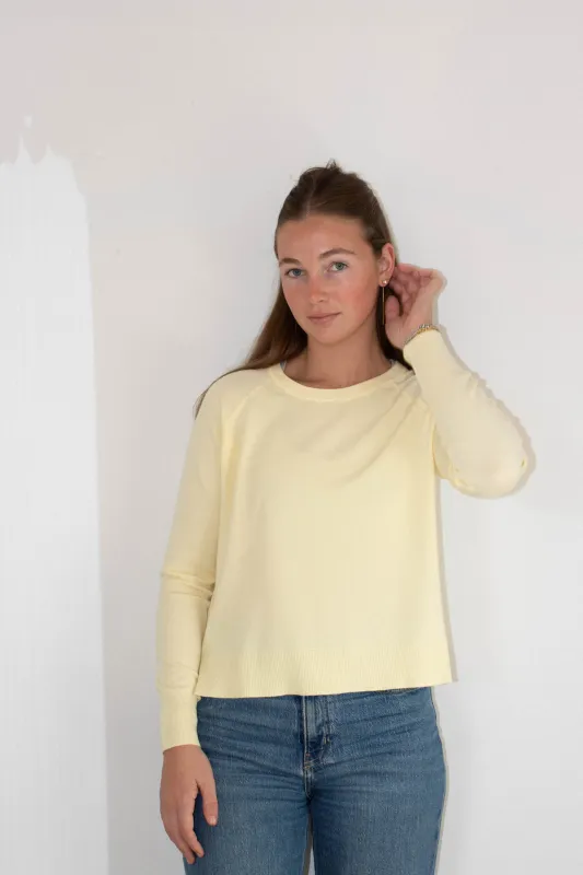 Lorraine Sweater - Butter sold by Maude