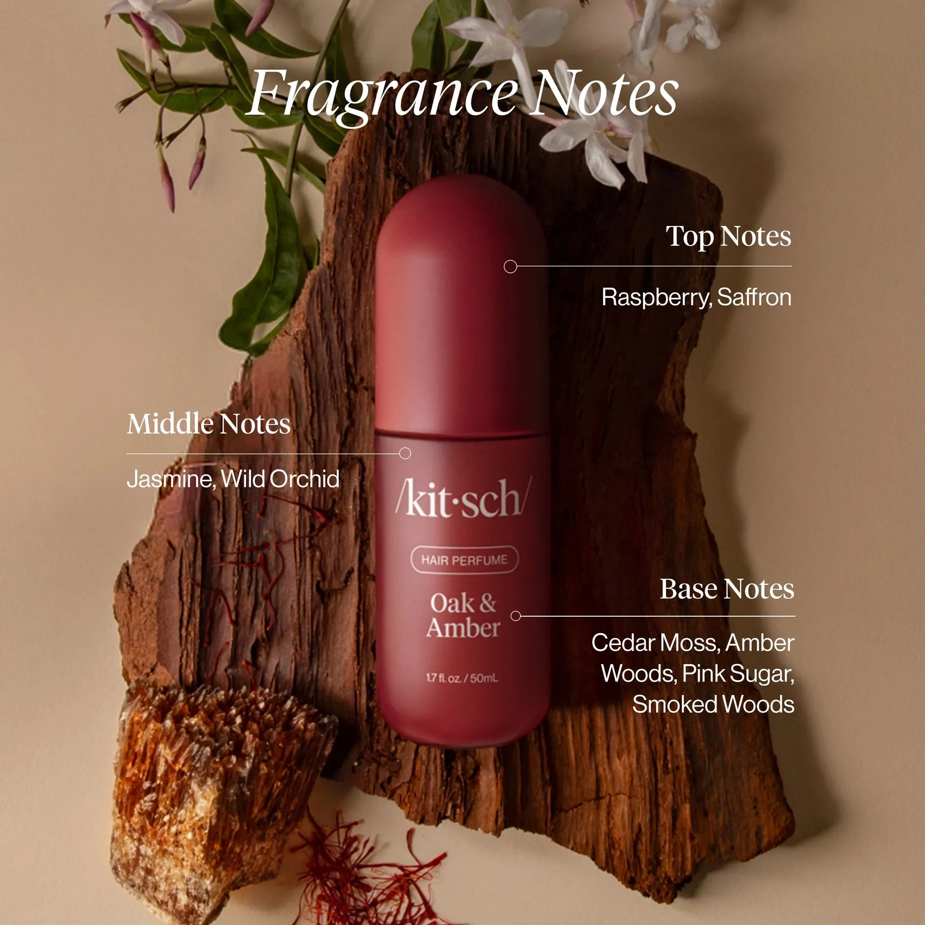 KITSCH Oak & Amber Hair Perfume sold by Maude product image thumbnail 2