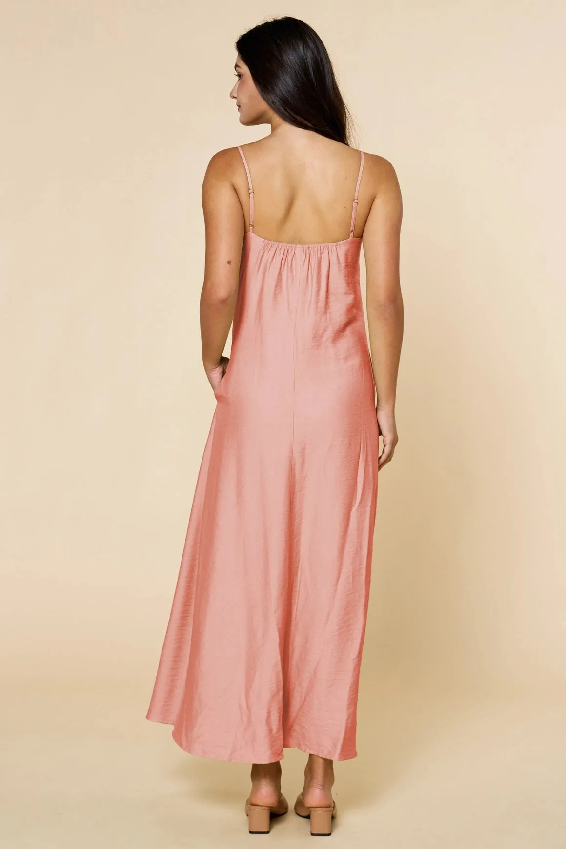 Pleated Maxi Dress - Blush sold by Maude product image thumbnail 2