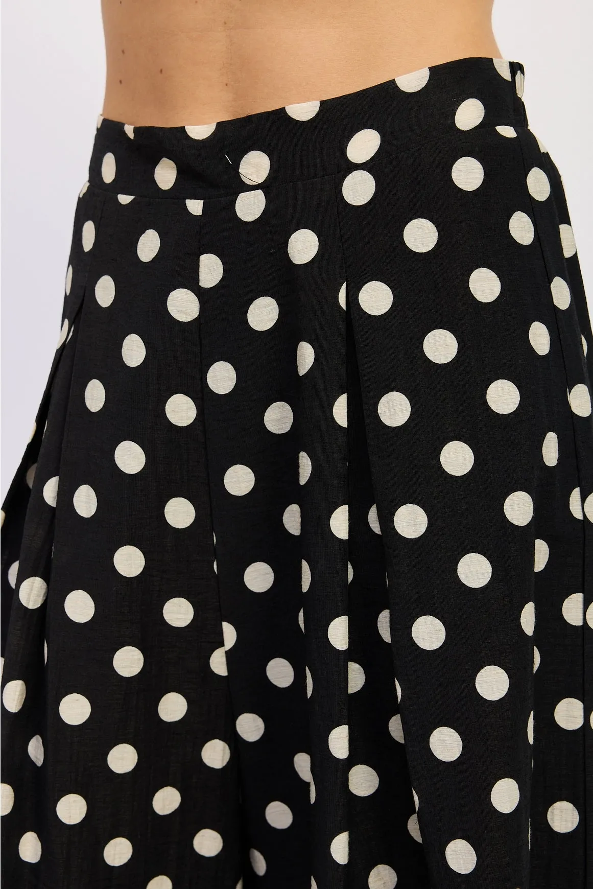 Wide Leg Polka Dot Pants sold by Maude product image thumbnail 4