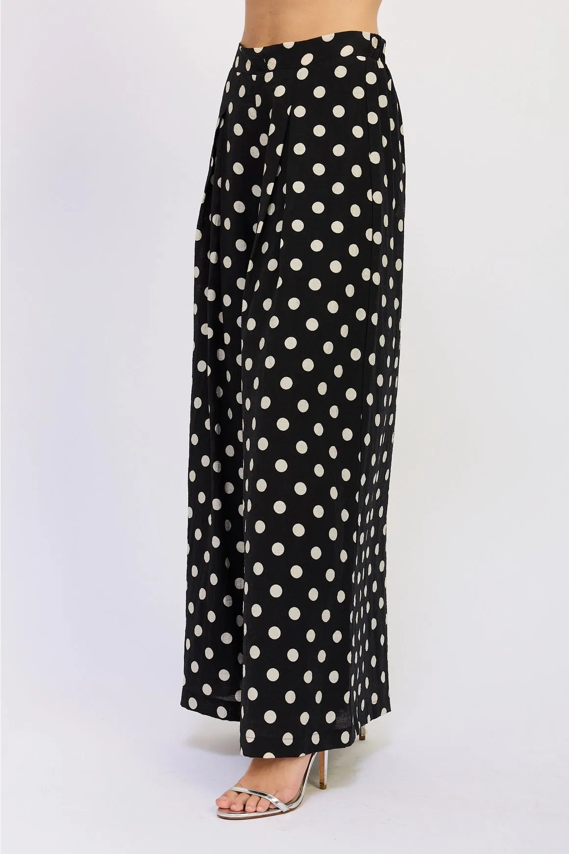 Wide Leg Polka Dot Pants sold by Maude product image thumbnail 5