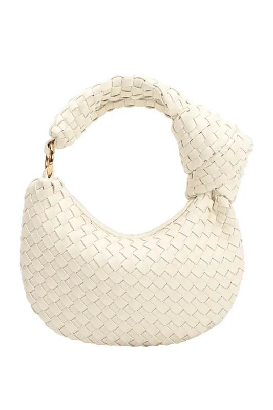 Melie Bianco - Brigitte Charm Bag - Ivory sold by Maude