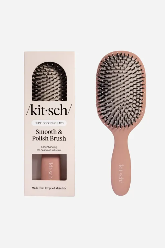 KITSCH Smooth & Polish Brush - Terracotta sold by Maude