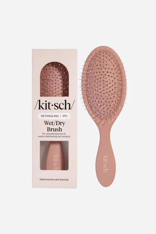 KITSCH Wet/Dry Detangling Brush - Terracotta made by Maude