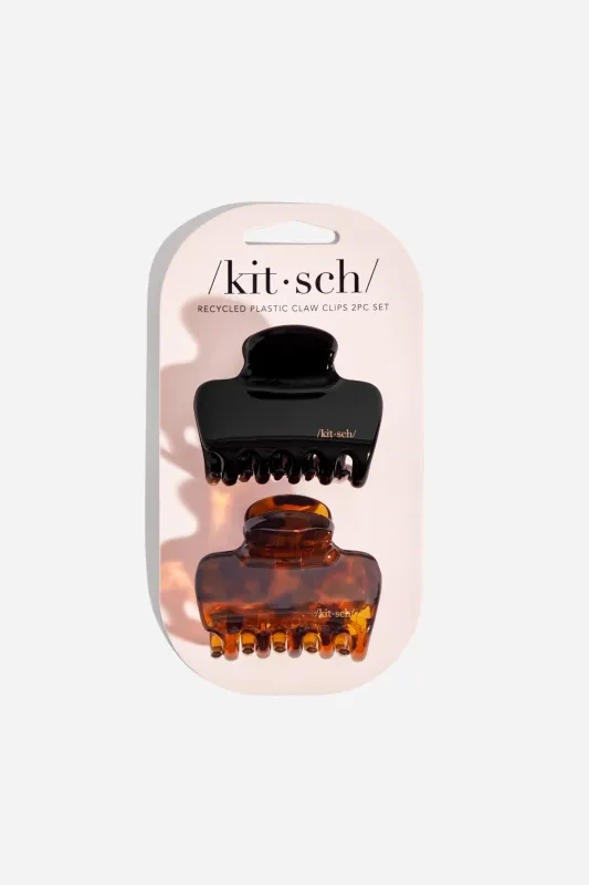 KITSCH Medium Puffy Claw Clips - 2pc Set sold by Maude