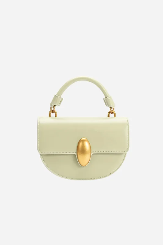 Melie Bianco - Esther Leather Crossbody Bag - Mint sold by Maude