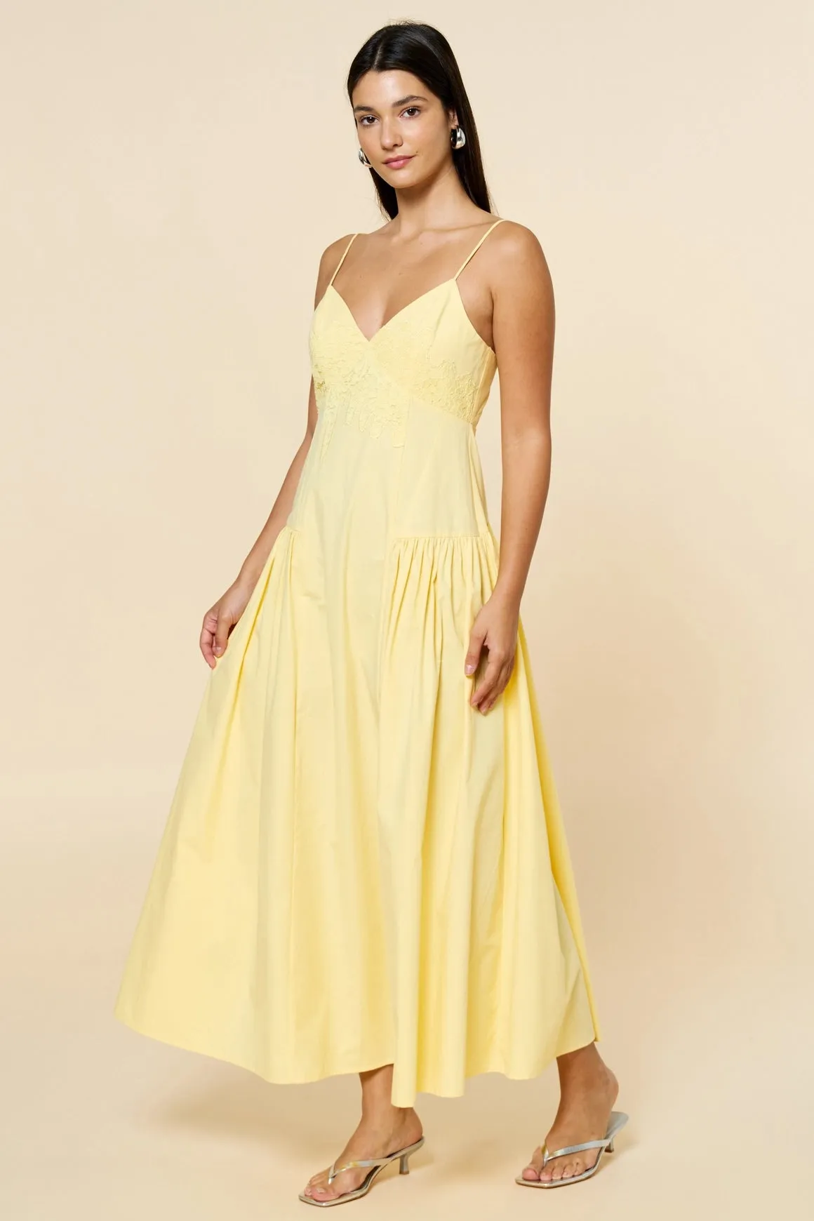 Summer Lace Maxi Dress - Yellow sold by Maude product image thumbnail 2