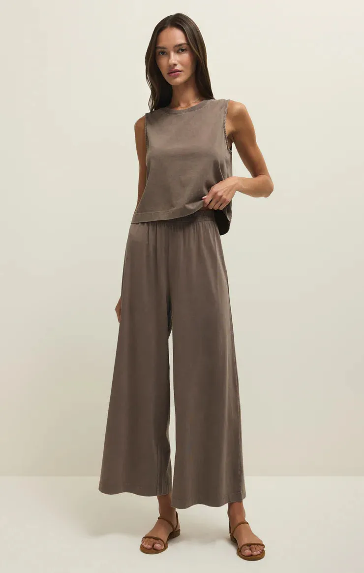 Z Supply Sloane Jersey Tank - Perfectly Taupe sold by Maude product image thumbnail 4