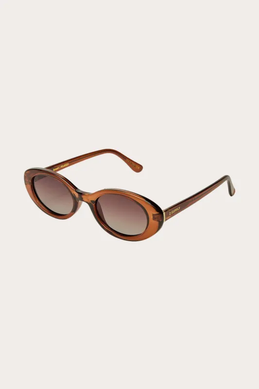 Z Supply Sunspell Sunglasses - Caramel sold by Maude