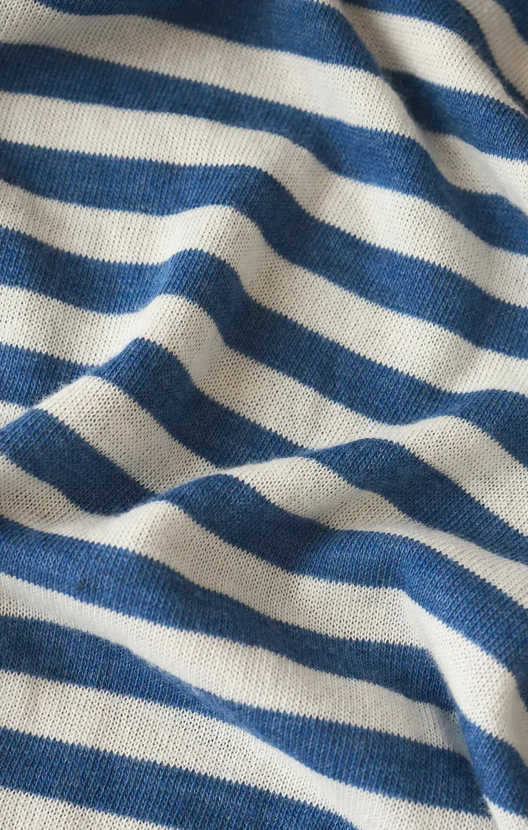 Z Supply Select Striped Tank - Calypso Blue Indigo sold by Maude product image thumbnail 4