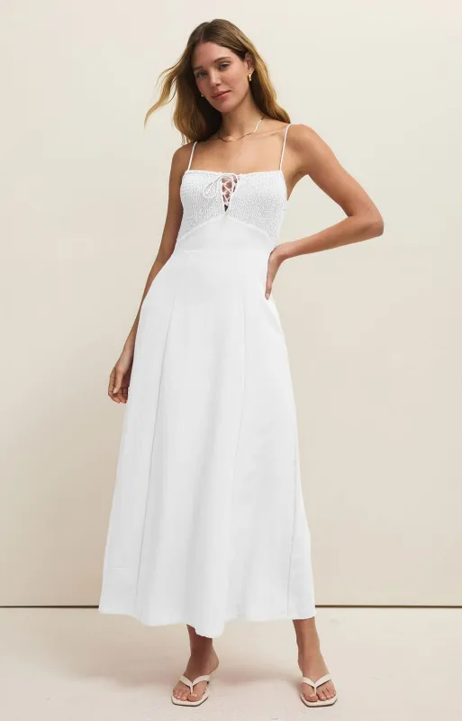 Z Supply Granada Maxi Dress - White sold by Maude