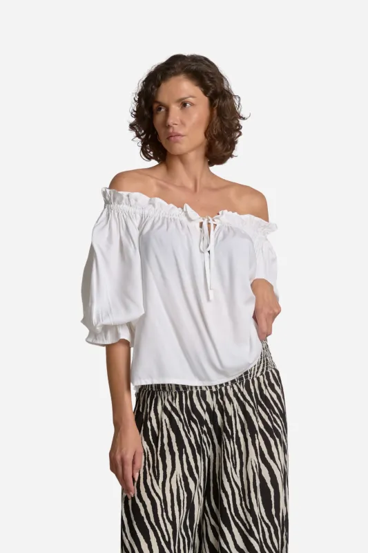 Louisa Off The Shoulder Top made by Elan