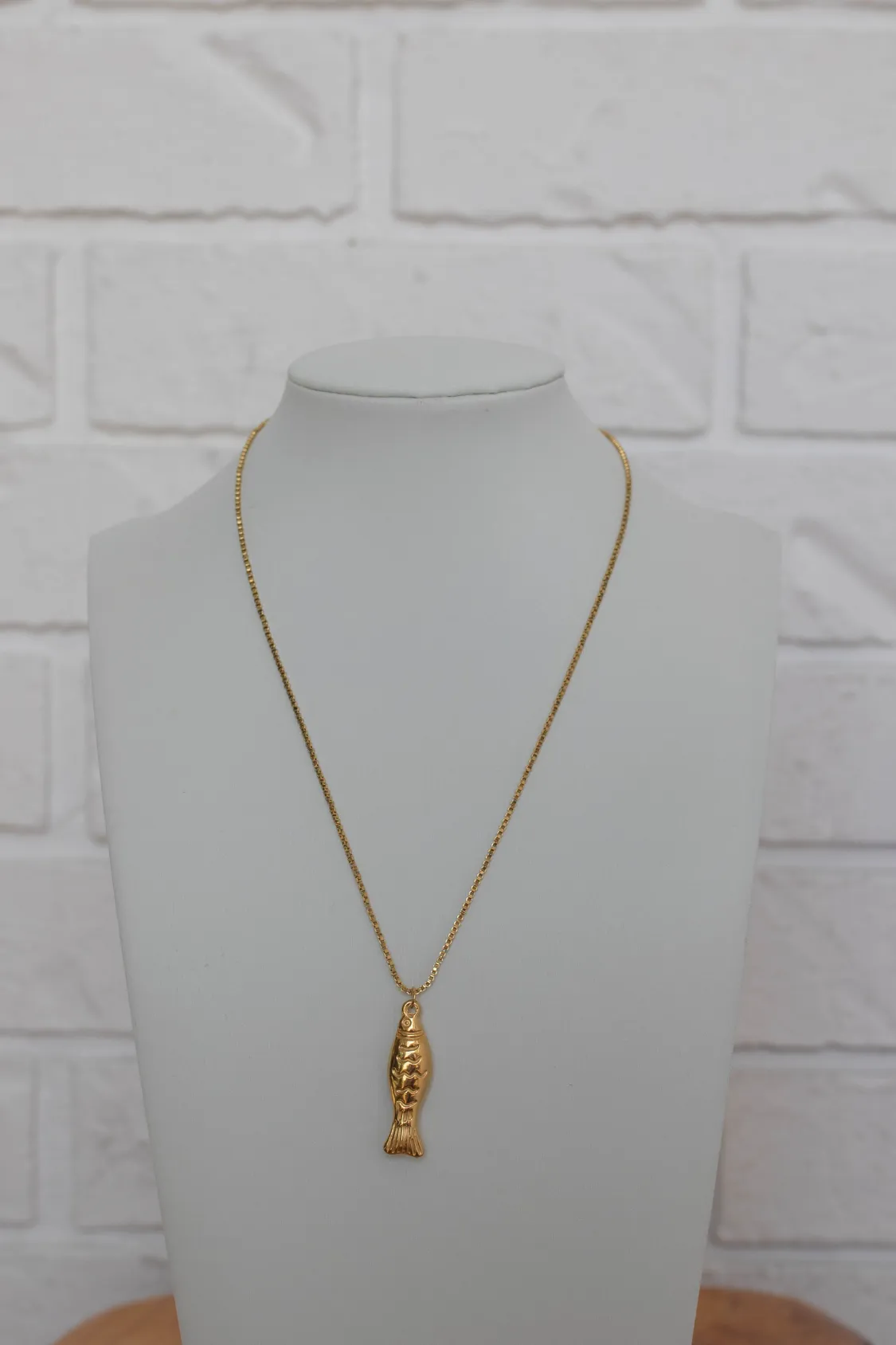 18K Fish Necklace sold by Maude product image thumbnail 2