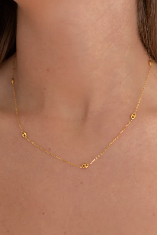 18K Clara Dainty Necklace made by Maude
