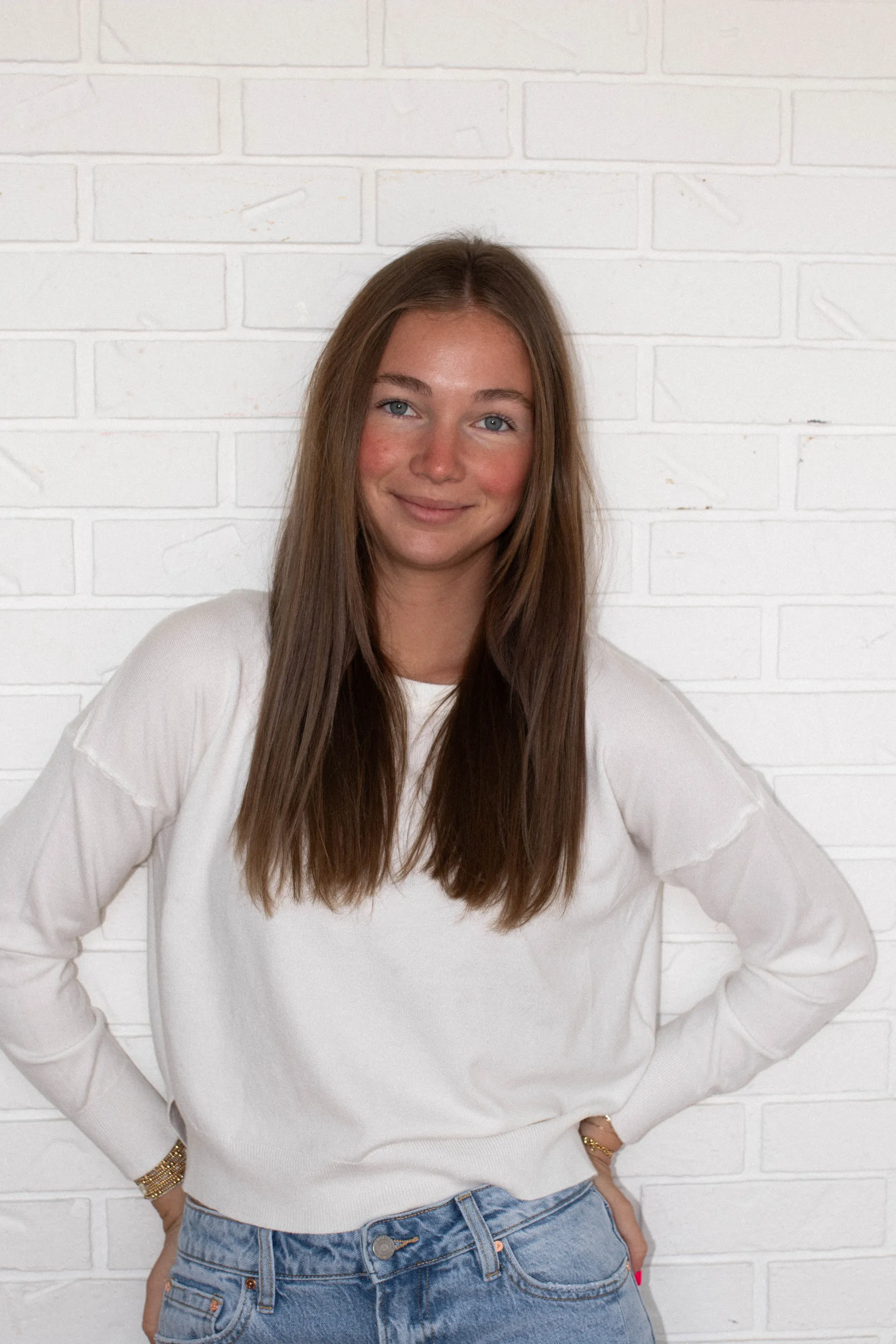 Polly Sweater - Pearl sold by Maude product image thumbnail 2