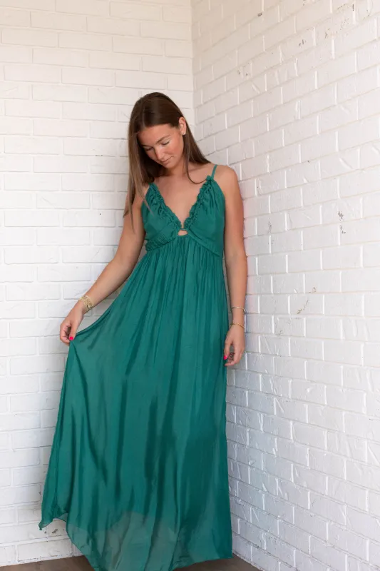 Dolce Dress - Green made by Dèluc