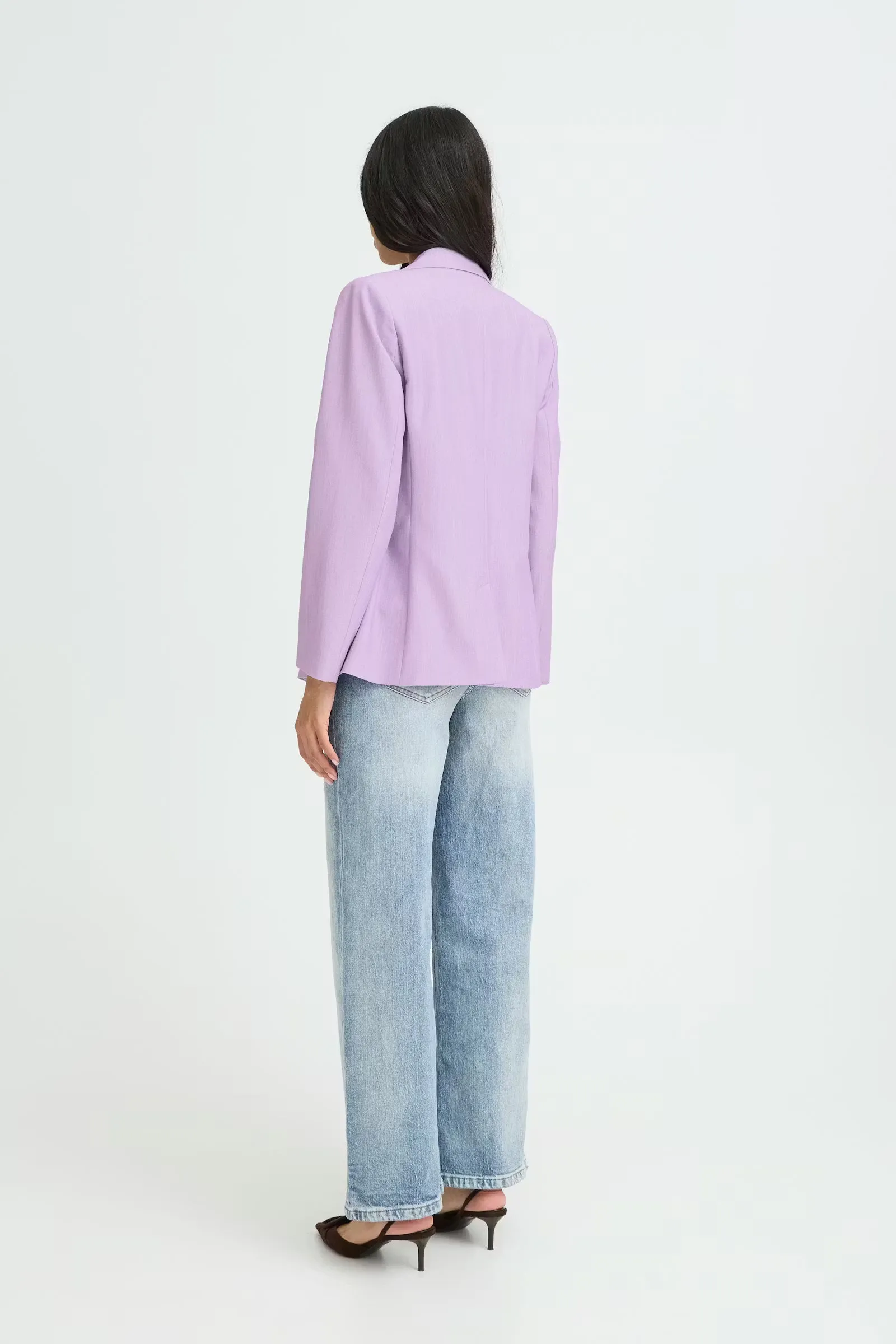 Bydanta Blazer - Lavender Melange sold by Maude product image thumbnail 3