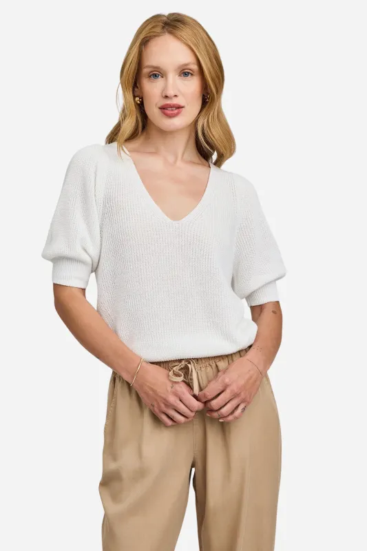 Phoebe Sweater - White sold by Maude