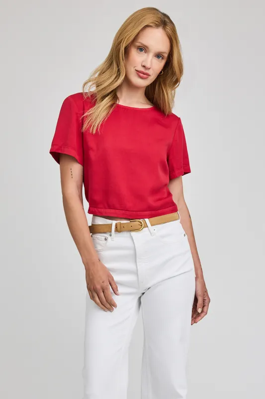 Alessandra Top - Washed Red made by Gentle Fawn