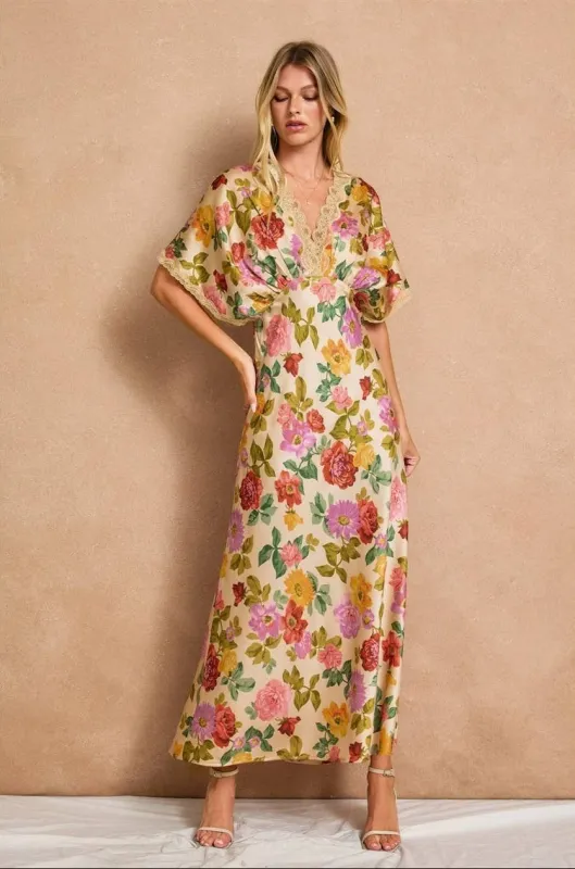 Romantic Garden Maxi Dress sold by Maude