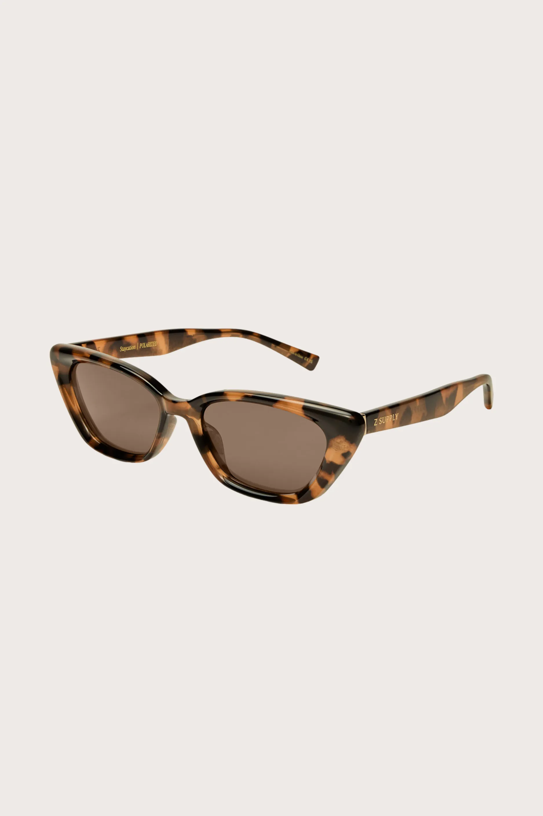 Z Supply - Staycation Sunglasses - Brown Tort sold by Maude