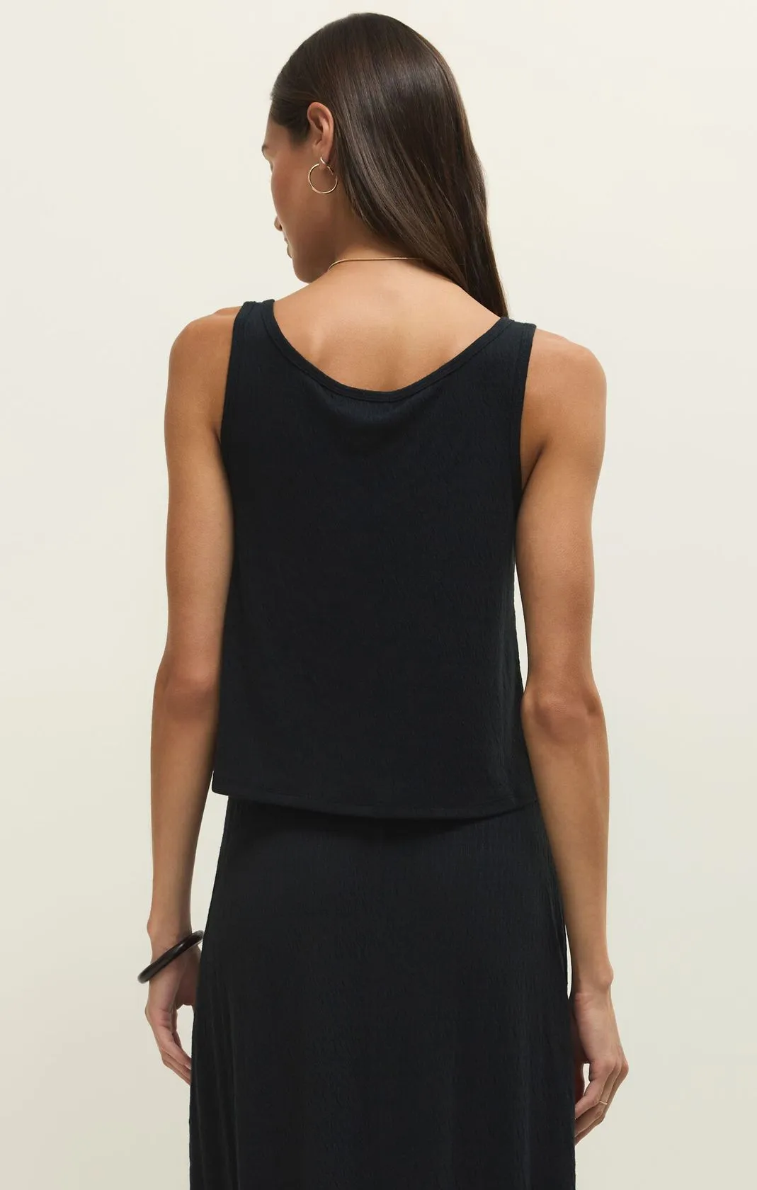Z Supply Joanna Tank - Black sold by Maude product image thumbnail 3