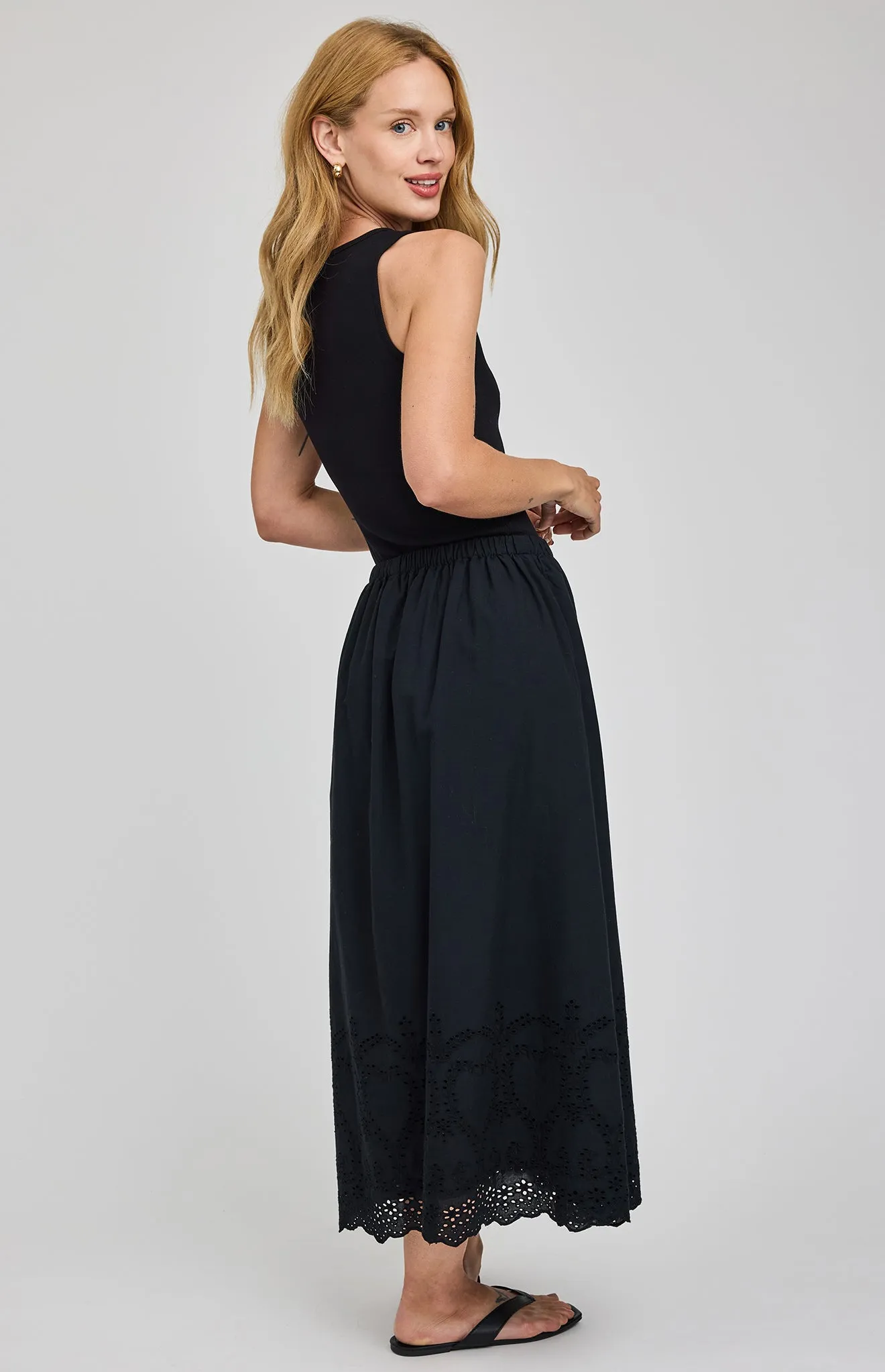 Elodie Maxi Skirt - Black sold by Maude product image thumbnail 3