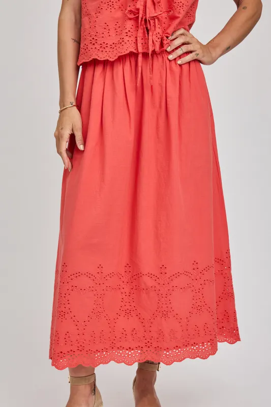 Elodie Maxi Skirt - Grenadine made by Gentle Fawn