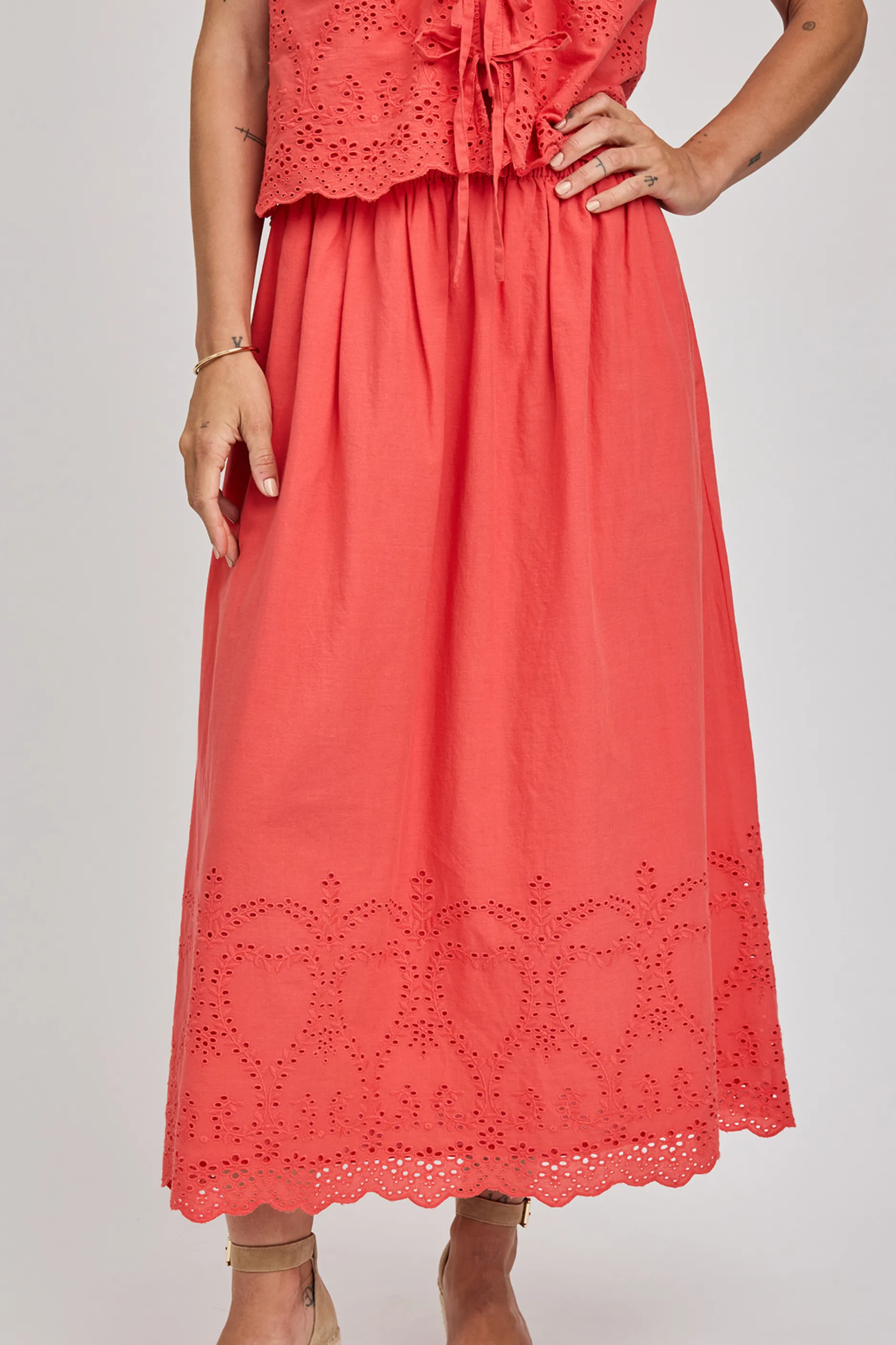 Elodie Maxi Skirt - Grenadine sold by Maude