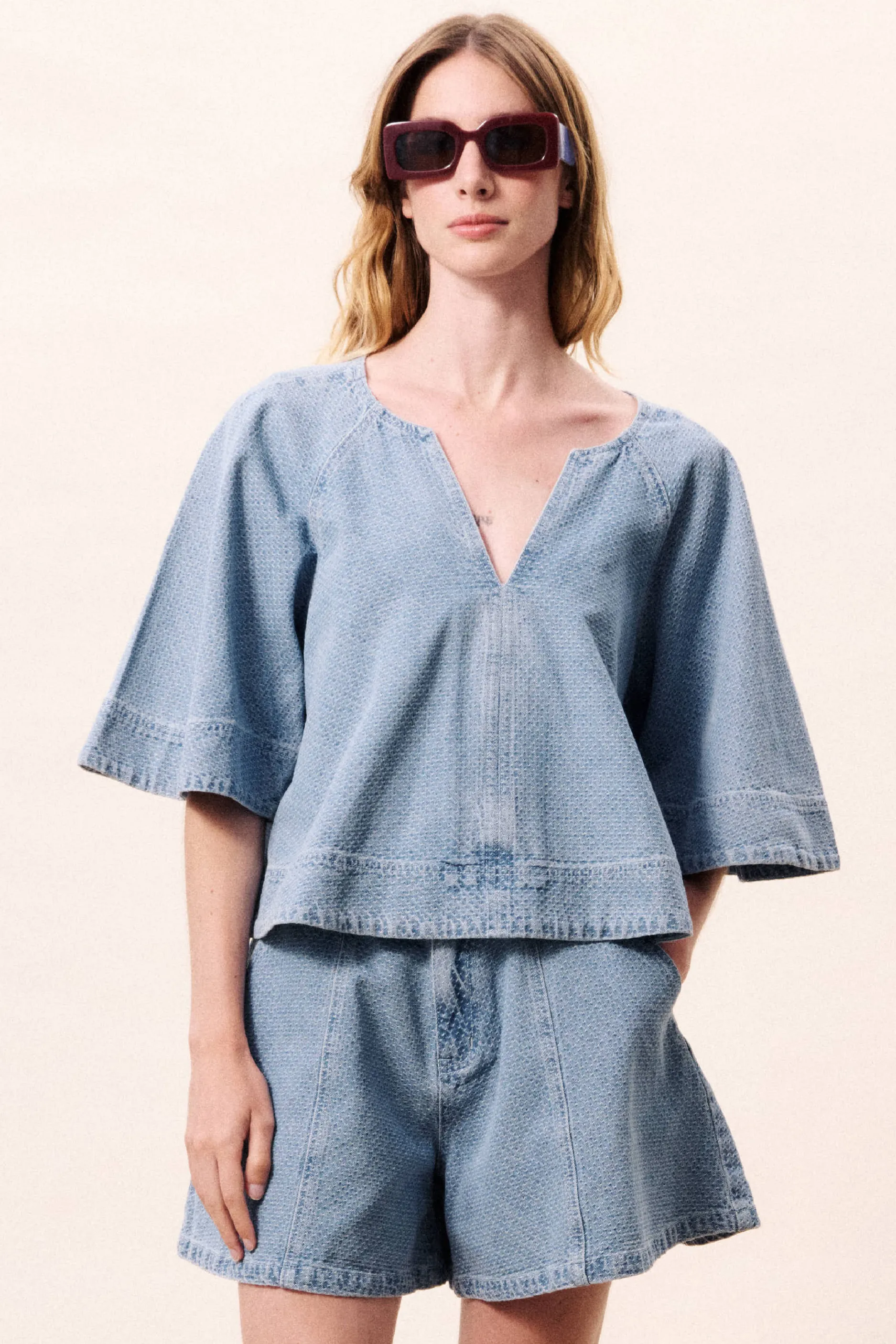 FRNCH Citrine Blouse sold by Maude