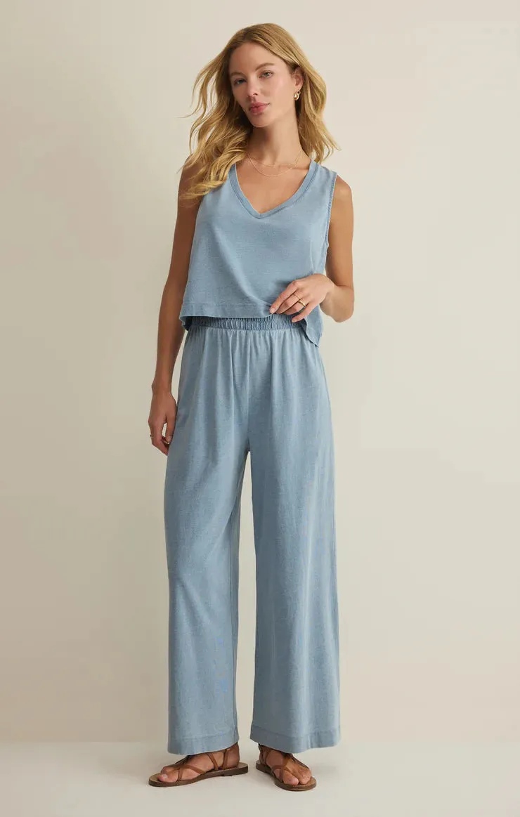 Z Supply Scout Jersey Denim Pant - Ocean Air Indigo sold by Maude product image thumbnail 5