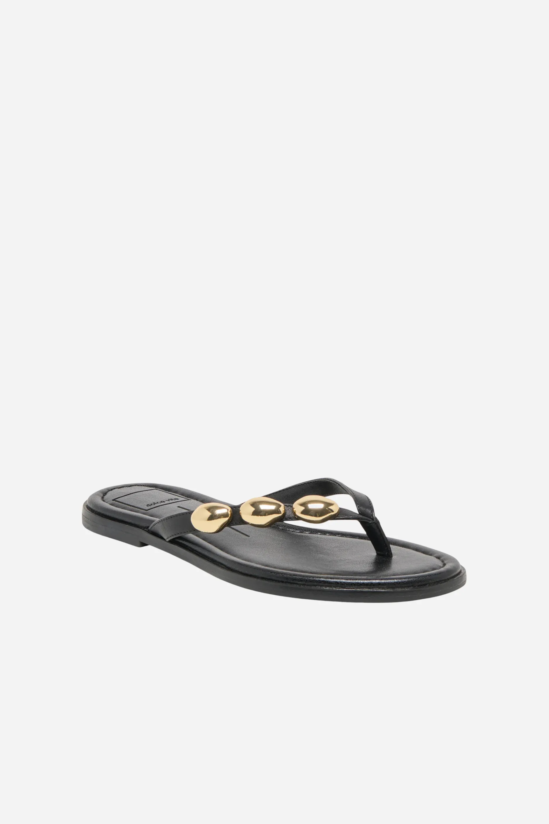 Dolce Vita Juny Sandals - Black Leather sold by Maude