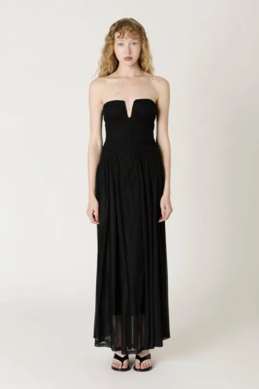 Beverly Dress - Black made by Nia