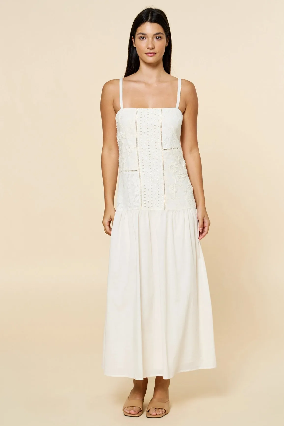 Floral Drop Waist Maxi Dress sold by Maude product image thumbnail 2
