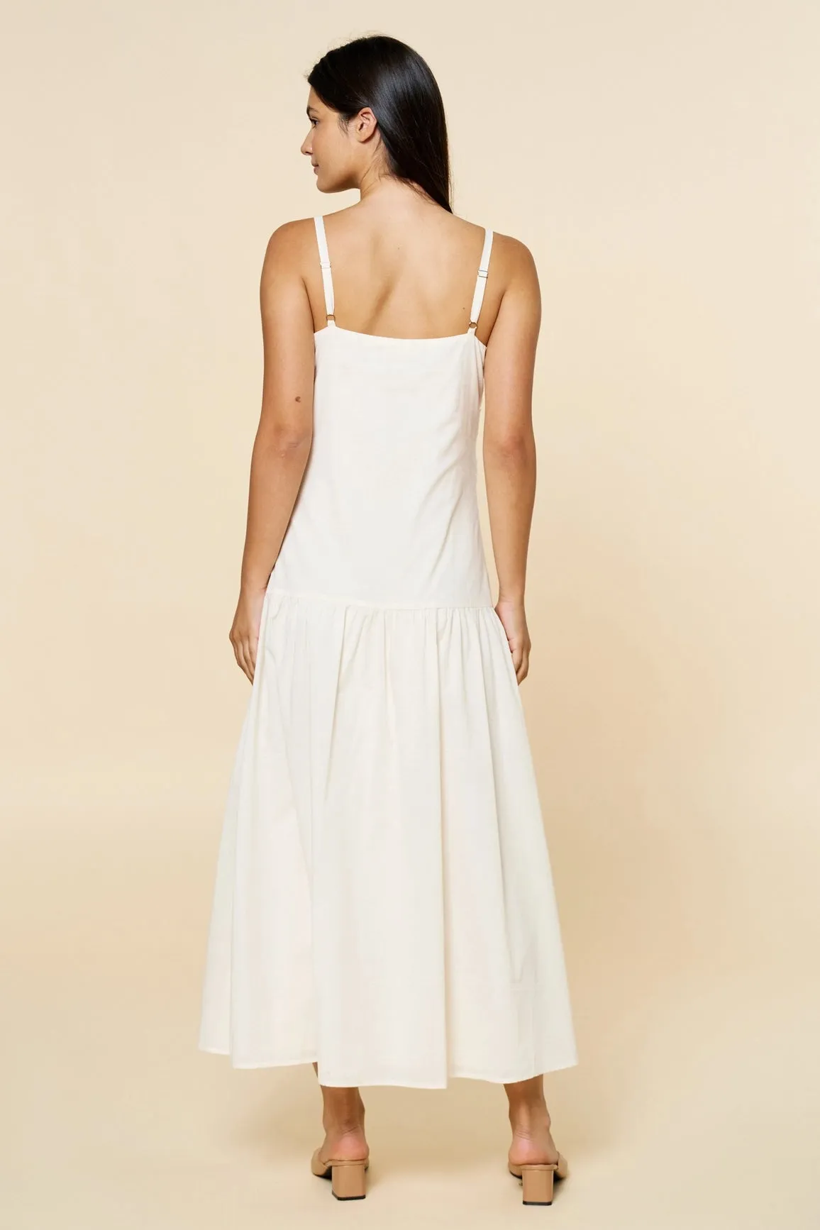 Floral Drop Waist Maxi Dress sold by Maude product image thumbnail 4