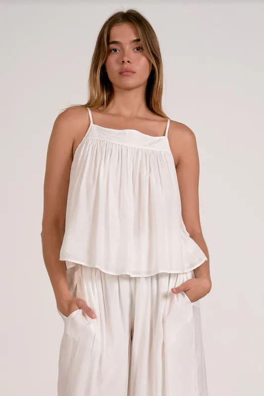 Luna Tank - White made by Elan
