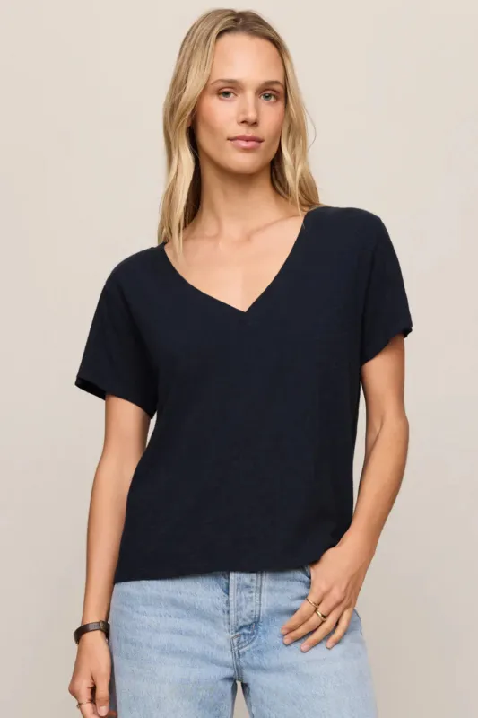 Z Supply Nomad V Neck Tee - Eclipse made by Z Supply