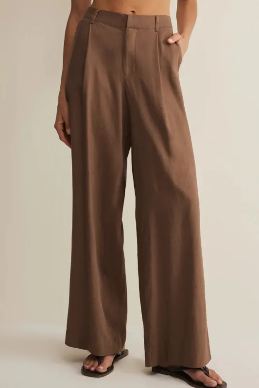 Z Supply Overlook Linen Pant - Palo Santo made by Z Supply