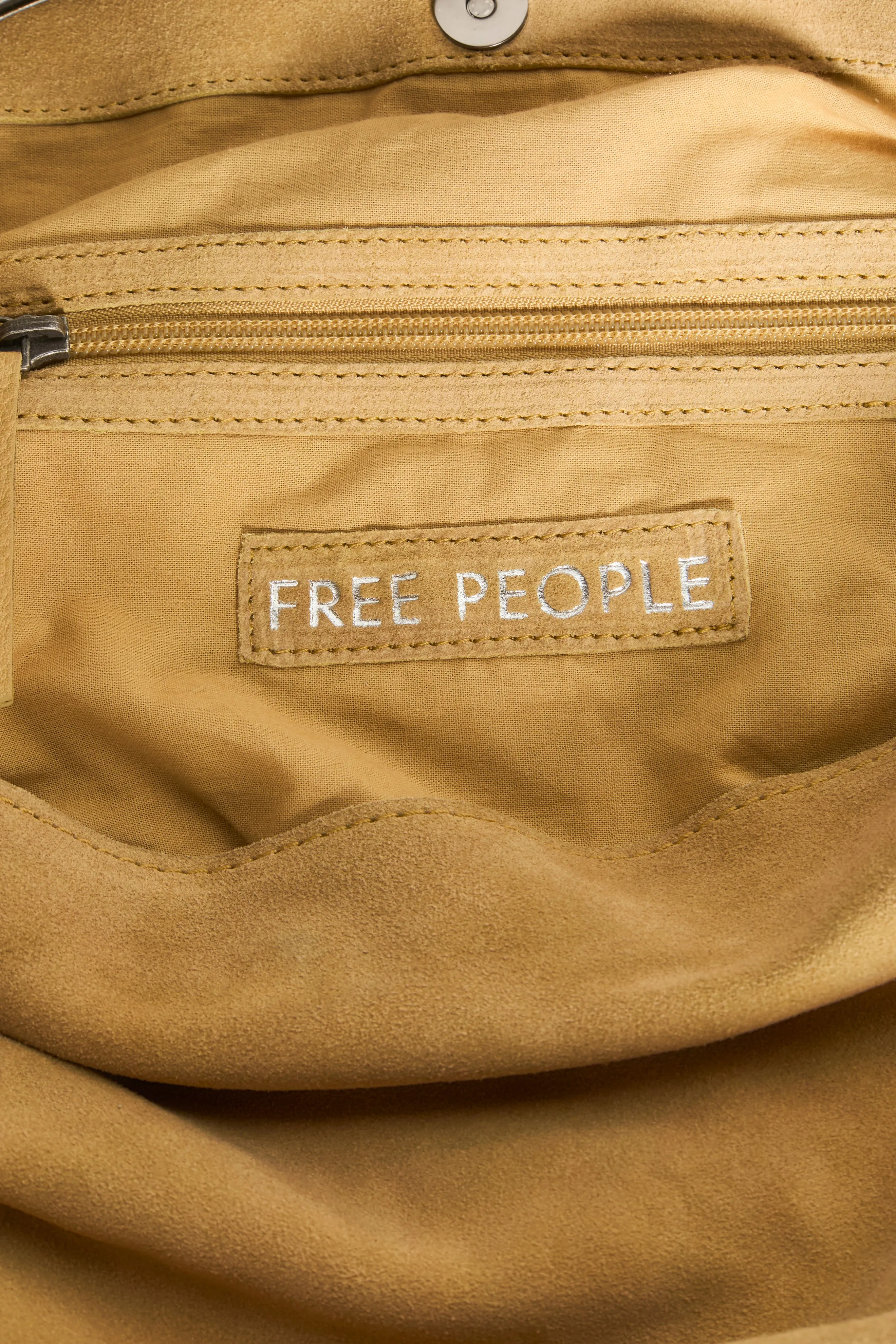 Free People Suzie Suede Slouch Tote - Harvest Gold sold by Maude product image thumbnail 5
