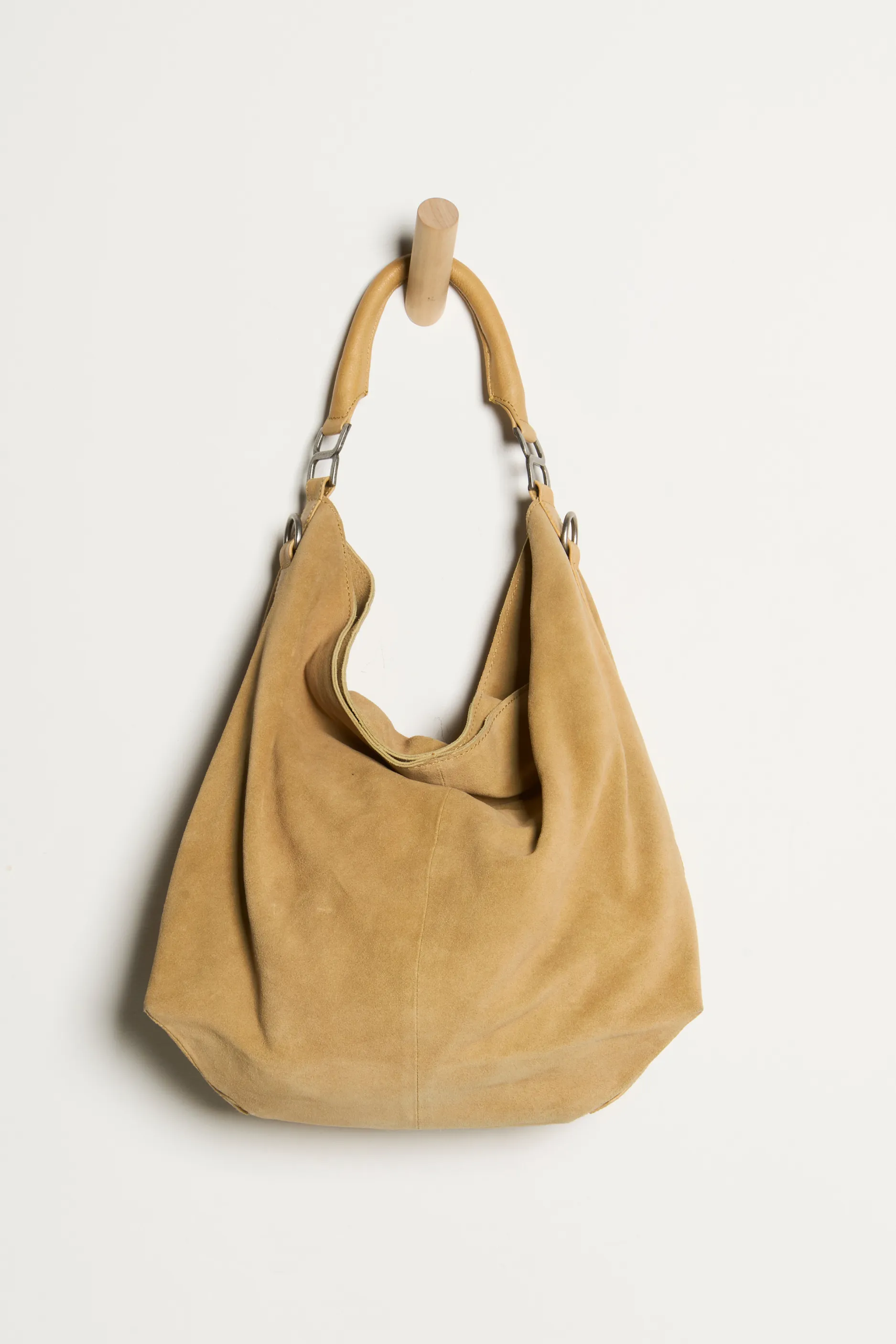 Free People Suzie Suede Slouch Tote - Harvest Gold sold by Maude